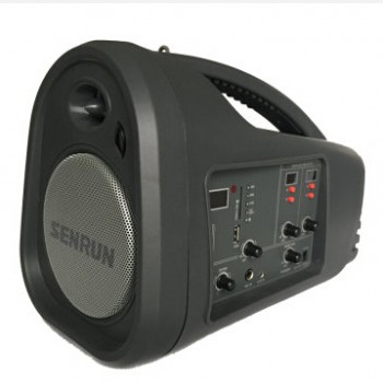 SENRUN 户外手提便携式音箱EP-580USBU2 移动音响 促销宣传插卡音响 带录音双手持