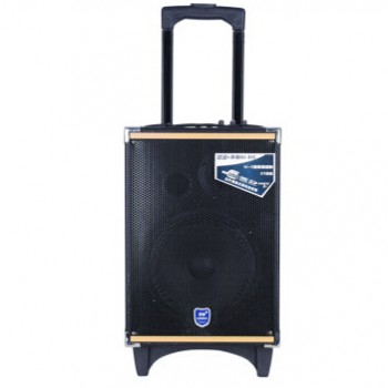 双诺声美 HJ-810 户外拉杆音响 扩音器音箱 广场舞大功率锂电 8寸插卡移动便携音 拉 拉杆无麦图2