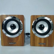厂家直销 百猫2.0有源音响多媒体木质小音箱 电脑音响家用小音箱
