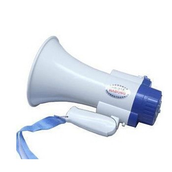 辉邦HB-618可录音喇叭手持喊话器 导游大声公 售货叫卖折叠扩音器