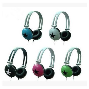 日本新品988星星耳机 头戴式正品耳机 礼品外贸耳机 厂家直销
