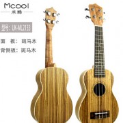 品牌直销 21寸斑马木四弦尤克里里小吉他乌克丽丽ukulele一件代发