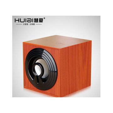 慧爱实木迷你音响小音响