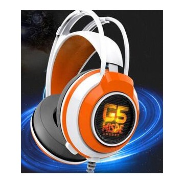 梅赛德G5七彩发光头戴式游戏耳机