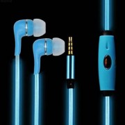 入耳式创意LED发光耳机时尚炫酷立体声无损音乐带麦线控外贸礼品