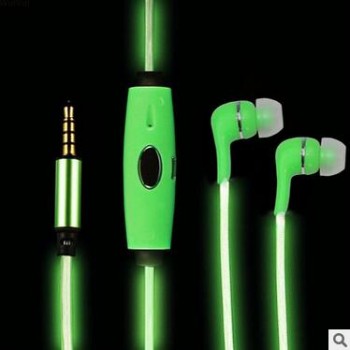 入耳式创意LED发光耳机时尚炫酷立体声无损音乐带麦线控外贸礼品图3