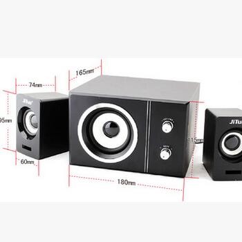 技拓多媒体 2.1低音炮 台式机笔记本电脑音箱音响 USB供电 技拓多媒体 2.1低音炮 台式机笔记本电脑音箱音响 USB供电