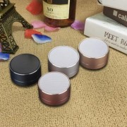 私模A10无线蓝牙音箱铝合金带灯收音通话插卡迷你低音小钢炮音响
