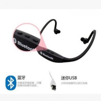 外贸运动式蓝牙耳机 后挂式 无线立体声蓝牙带通话耳机