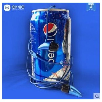 新品 亿觅emie 小恶魔 入耳式金属耳机 通用高档大气