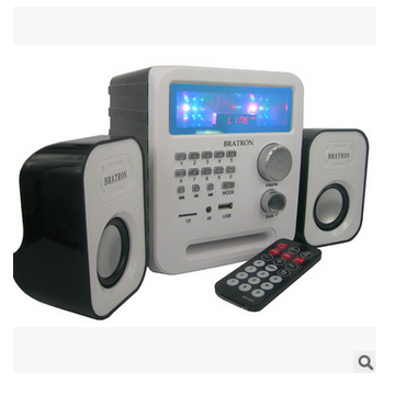 才歌 笔记本电脑插卡音响多媒体音箱2.1低音炮 深圳有源音箱批发