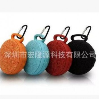 爆款CLIP布网挂钩蓝牙音箱无线迷你便携低音炮工艺礼品无线插卡