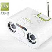 朗技Loci D68插卡小音箱收音机mp3播放器手机音响