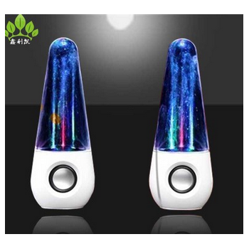 厂家直销子弹头喷泉水舞音响外壳 电脑对箱外壳 LED炫彩音箱壳