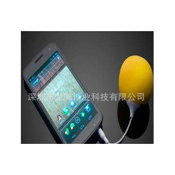 厂家直销海绵球小音箱 迷你波波手机扩音器音箱 手机K歌礼品音箱
