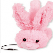 小兔子毛绒耳机 公仔小兔子毛绒耳机 小兔子保暖耳机 工厂直销