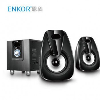 恩科ENKOR E800多媒体笔记本台式电脑音响2.1音箱家用影响低音炮