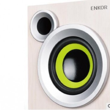 恩科ENKOR E300PLUS家用多媒体电脑音箱台式木质2.1低音炮音响图2