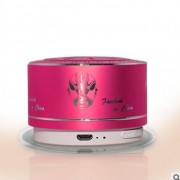 无线铝合金蓝牙音箱迷你便捷式插卡音箱佛教机礼品音箱