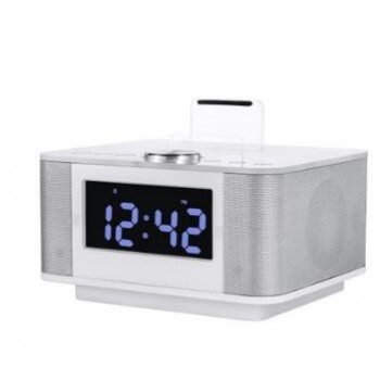 新款闹钟收音机 蓝牙音箱多功能 智能充电LCD床头闹钟卧室音箱 新款闹钟收音机 蓝牙音箱多功能 智能充电LCD床头闹钟卧室音箱