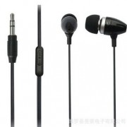新款重低音 通用耳机手机MP3线控耳机直插耳塞式 调音 厂家批发