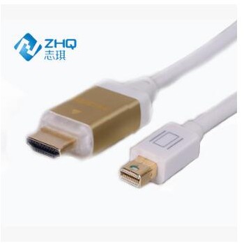 Mini Displayport to hdmi 转接线 苹果视频线 MINIDP转HDM1.8米