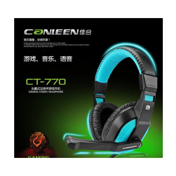 canleen/佳合 CT-770电脑游戏耳麦 头戴式网吧耳机 重低音耳机