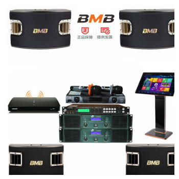 BMB CSV-900+CSV-450二拖四KTV音响套装卡拉OK音箱功放家庭点歌机