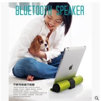 便携蓝牙迷你音响可作手机支架 平板电脑支架蓝牙音箱图3