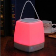 手提灯无线蓝牙插卡音响 七彩变色触控拍拍灯音箱 创意LED台灯