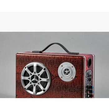5寸12v24v220v三用插卡低音炮插卡方柜摩托车电动车低音炮图2