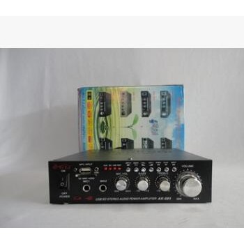 供应AK601AK698DAV339AV8V8A插卡小功放12V220V电源可插麦克风A图2