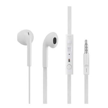 聆动H100重低音面条入耳式耳机苹果安卓手机通用耳塞带麦线控耳麦