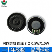喇叭扬声器生产厂家 定制30/40/50mm 全频內磁唛啦喇叭8Ω 1.0W
