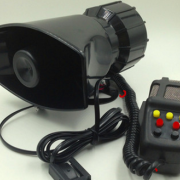 12V 摩托车 汽车 警笛喇叭 带喊话 警报喇叭 5 7音喇叭 带喊话器