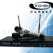 供应无线麦克风KTV一拖二演出话筒X-7 U段麦克风