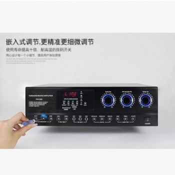 家用KTV音响功放机大功率卡包功放电脑卡拉ok家庭卡包功放300W图3