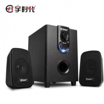 宇时代大功率220V 电脑音箱多媒体有源音箱2.1低音炮木质音响