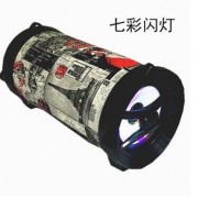 爆款 4寸背带小型低音炮音响通用插卡音响无线蓝牙音箱火箭