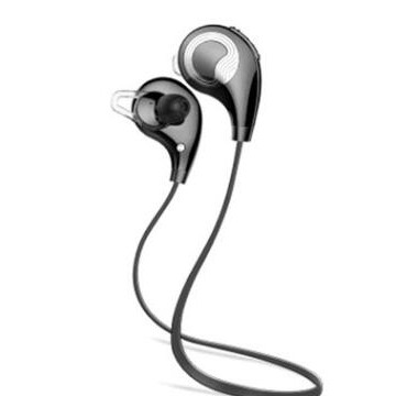 狂热者H5 运动蓝牙耳机 双耳音乐无线耳机4.1 立体声通用 黑银色