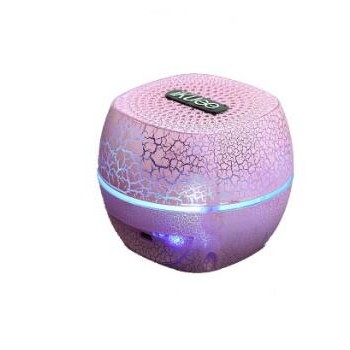 外贸炫酷LED七彩灯光插卡蓝牙音箱 多色可选裂纹工艺音响创意礼品图3