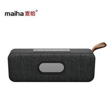 Maiha/麦哈 T6新款双喇叭无线蓝牙音箱 布网蓝牙音响礼品定制logo