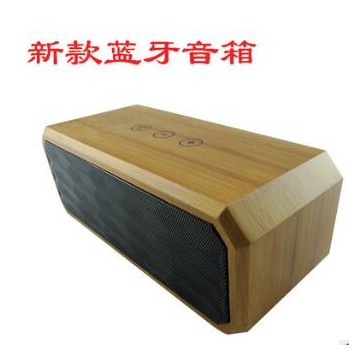 厂家现货供应竹子材质蓝牙音箱 双喇叭双振模4.0超低音蓝牙音响