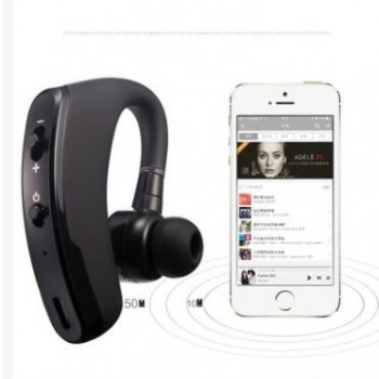 V9蓝牙耳机新款耳挂式商务V4.1无线工厂直销运动蓝牙耳机 一件代