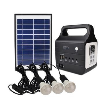 太阳能充电移动电源系统夜市练摊户外应急照明插卡音箱