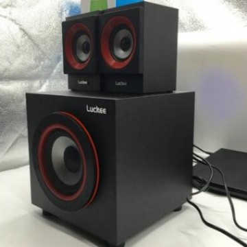 M333电脑音箱 2.1多媒体电脑木质有源低重音音箱 桌面音箱