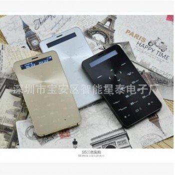 生产S5卡片手机 超长待机时尚个性金属超薄迷你M33 X5 K8外文手机