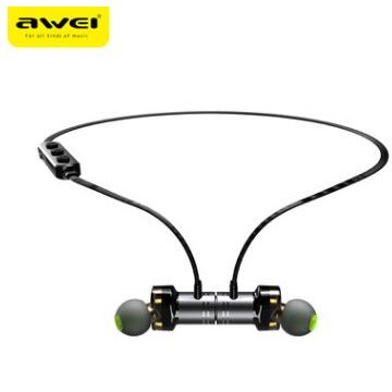 AWEI用维新品X670BL双动圈运动防水蓝牙耳机迷你金属运动手机耳机