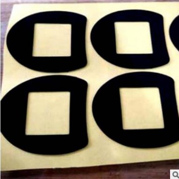 厂家专业生产 透明硅胶垫圈 网格胶垫 3m黑色硅胶垫片