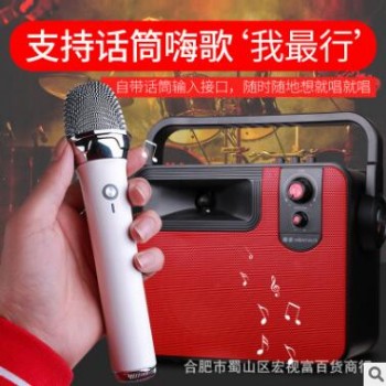 金正A8-1 便携式广场舞蓝牙无线话筒音响 户外唱歌大功率低音炮金正A8-1 便携式广场舞蓝牙无线话筒音响 户外唱歌大功率低音炮图3